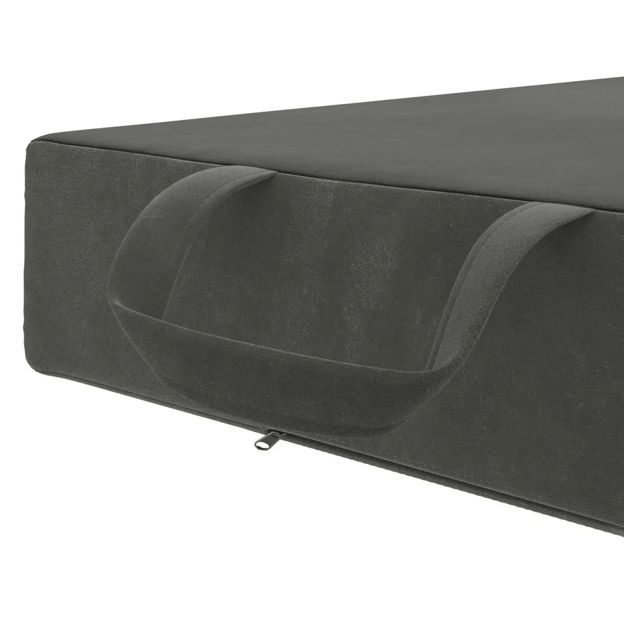 Canapé-lit pliable 90 x 63 x 45 cm Gris foncé - 7
