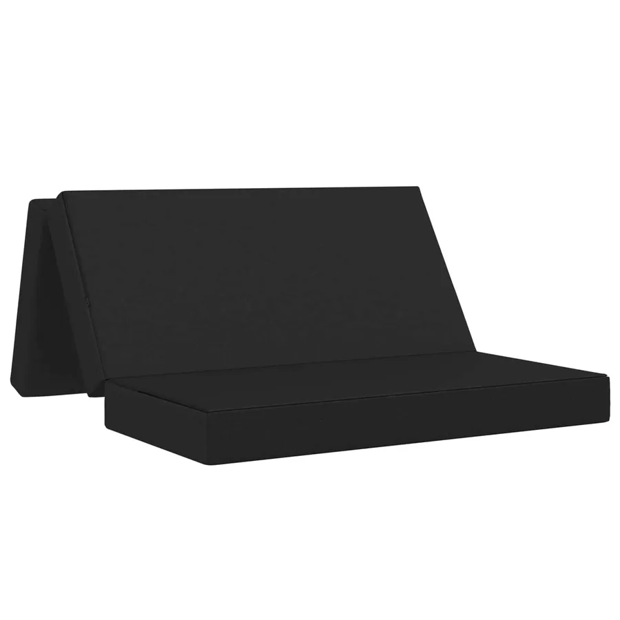 Canapé-lit pliable 120 x 67 x 45 cm Noir - 2