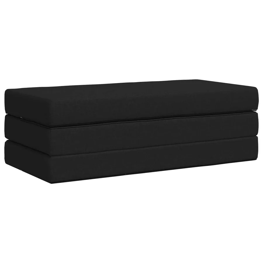 Canapé-lit pliable 120 x 67 x 45 cm Noir - 3
