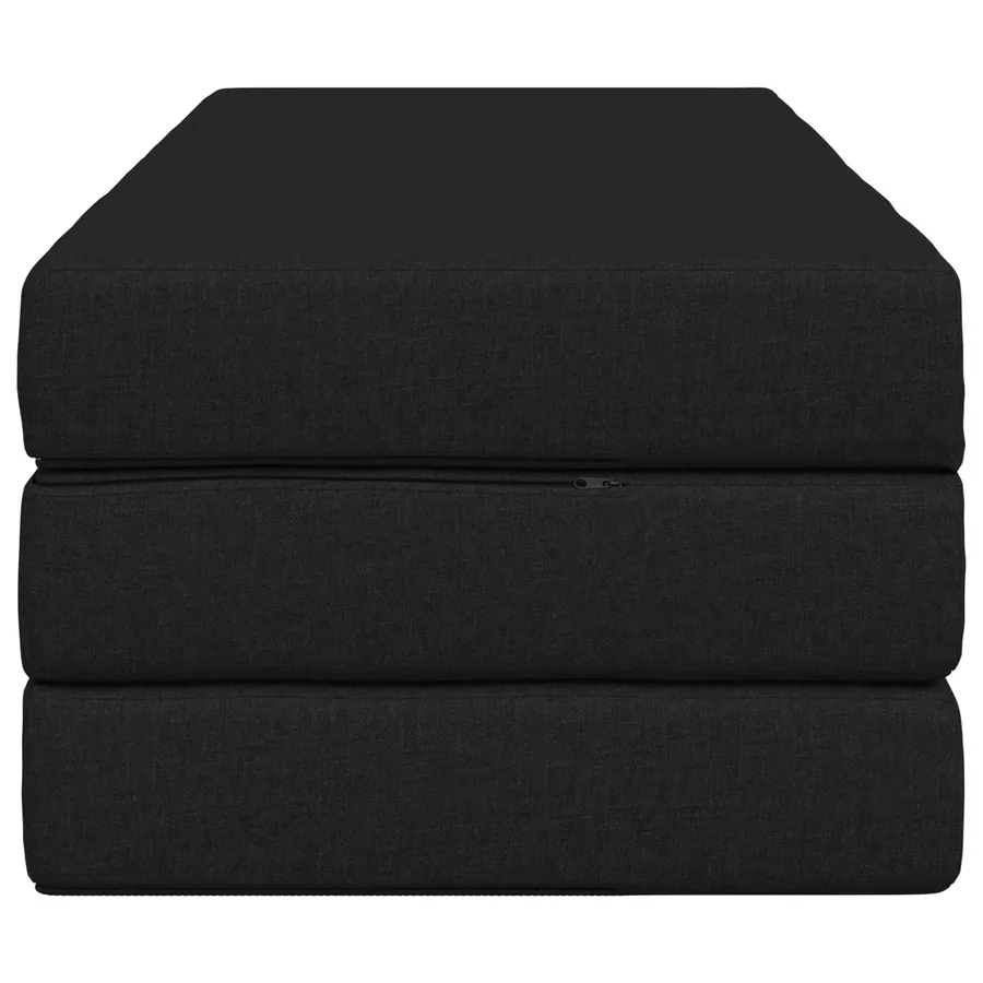 Canapé-lit pliable 120 x 67 x 45 cm Noir - 4