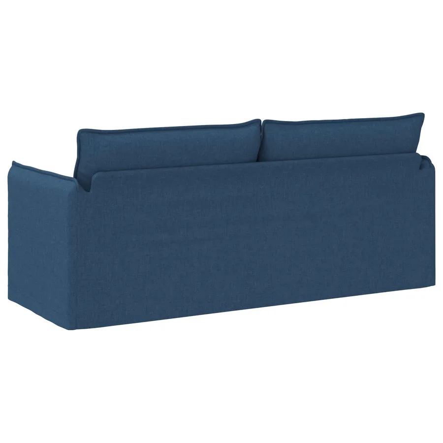 Canapé Bleu 196 x 82 x 85 cm tissu - 6