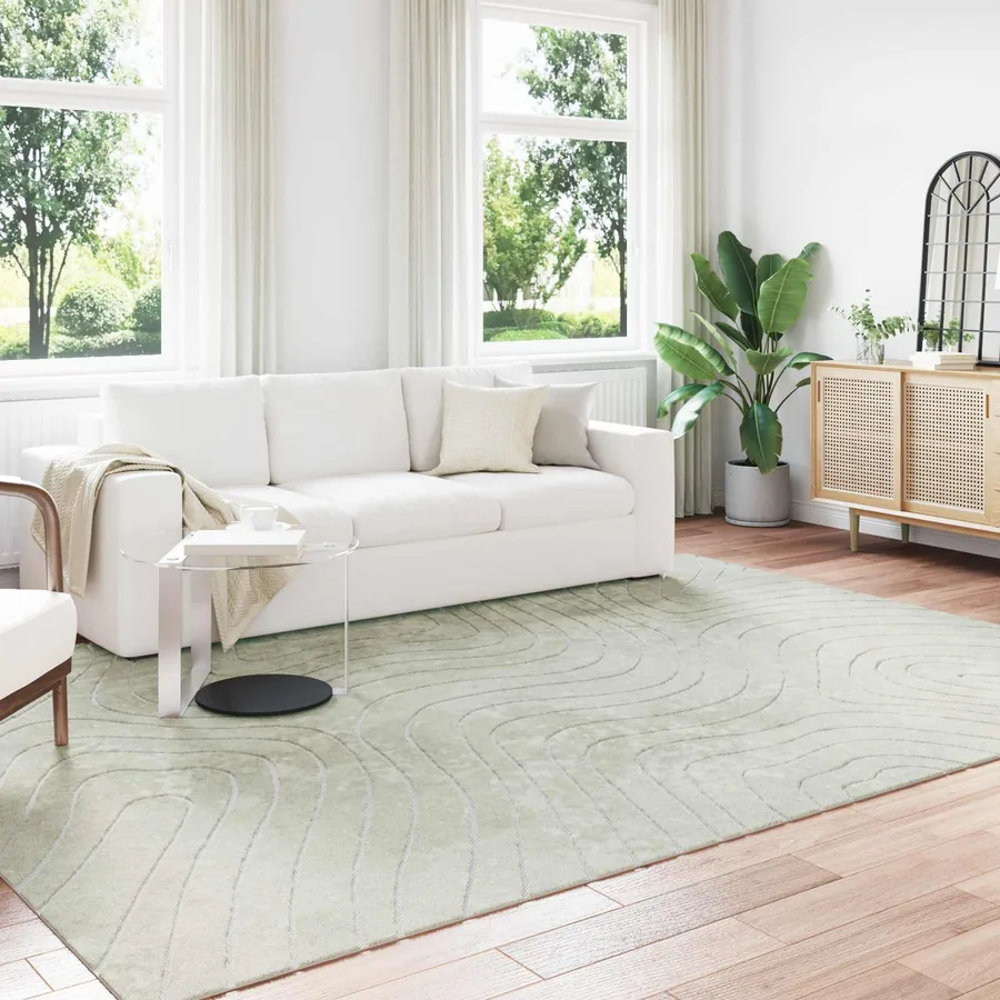 Tapis de surface PALMERAS Vert 240 x 340 cm Polyester