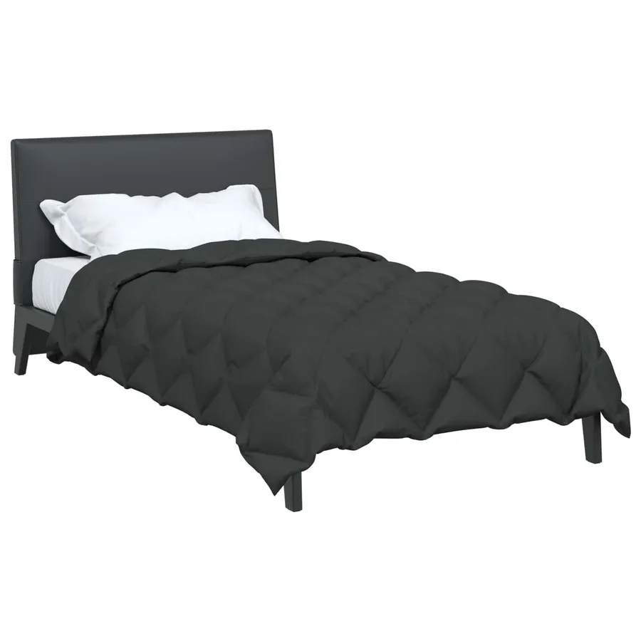 Duvet d'hiver Anthracite 135 x 200 cm Microfibre - 3