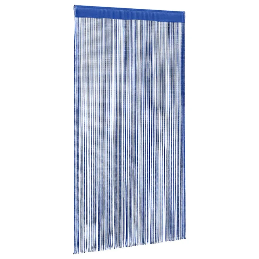 Rideau en fils 2 pcs 100 x 250 cm Bleu - 3