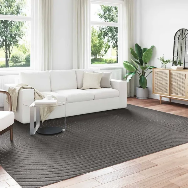 Tapis de surface PALMERAS Anthracite 280 x 200 cm Polyester