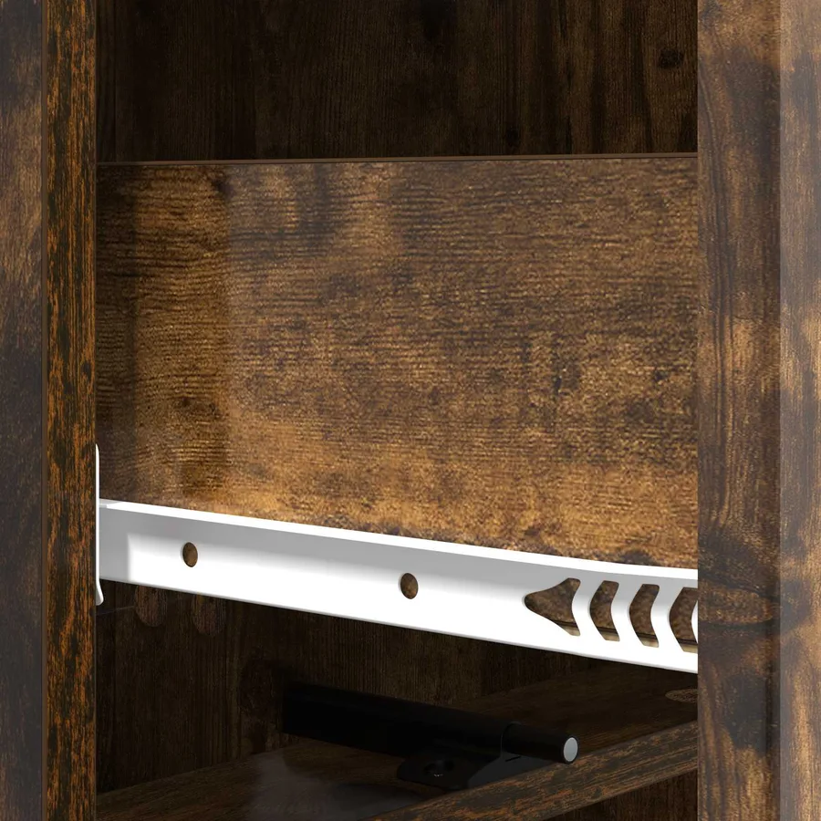 Armoire à tiroirs Chêne fumé 33 x 34,5 x 92 cm - 10