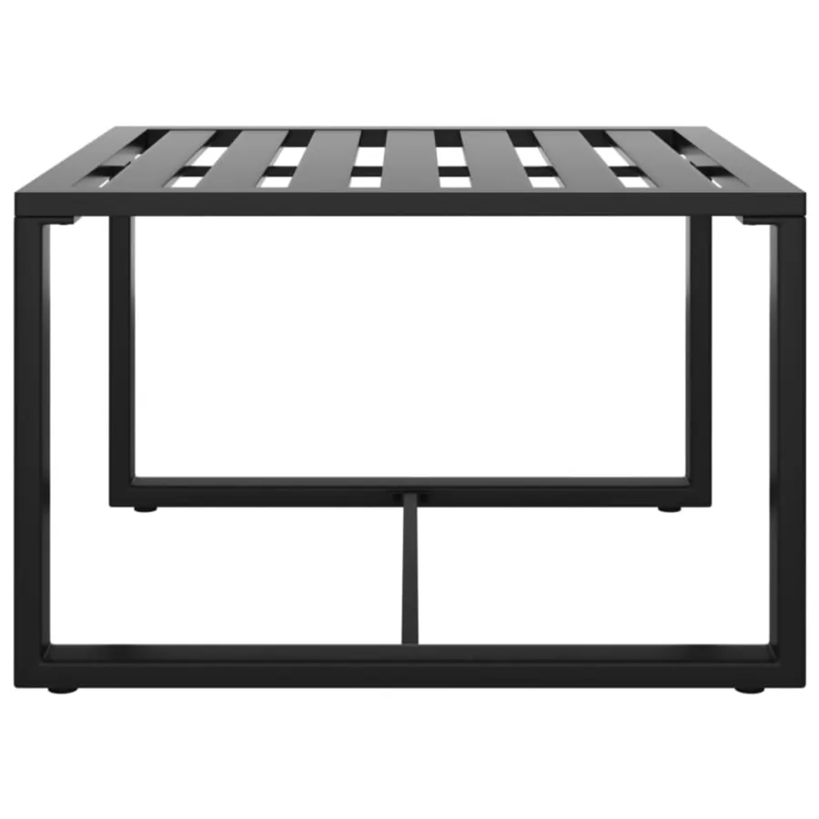 Jeu de canapés de jardin 3 pcs et coussins Aluminium Anthracite - 9