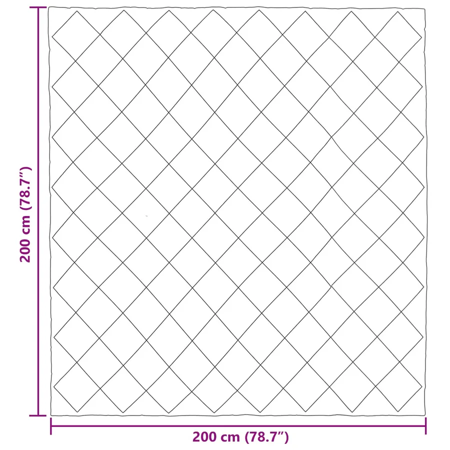 Duvet d'hiver Vert 200 x 200 cm Microfibre - 10