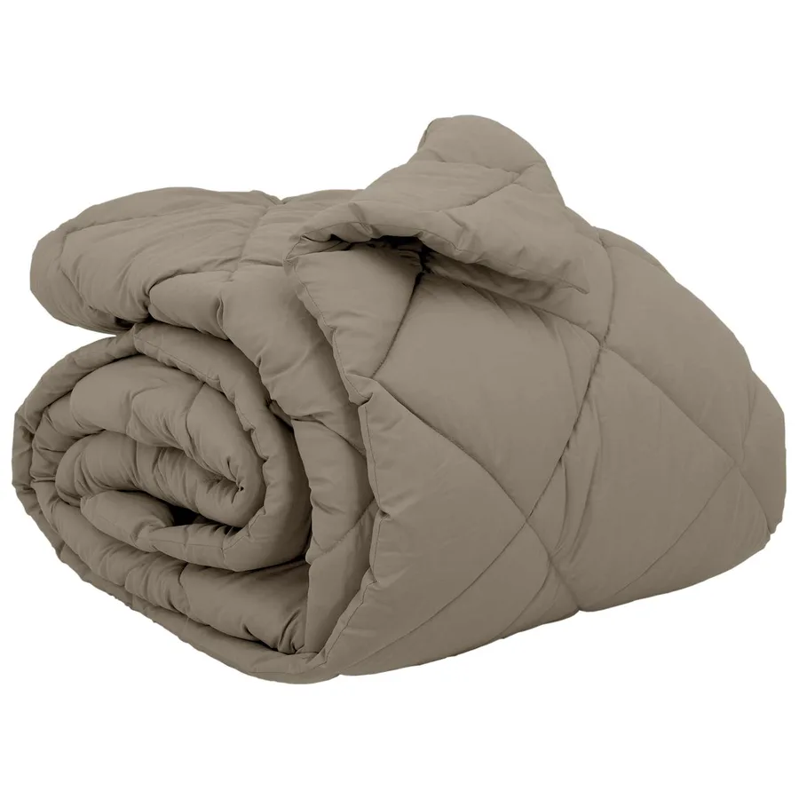 Duvet d'hiver Gris clair 200 x 220 cm Microfibre - 2