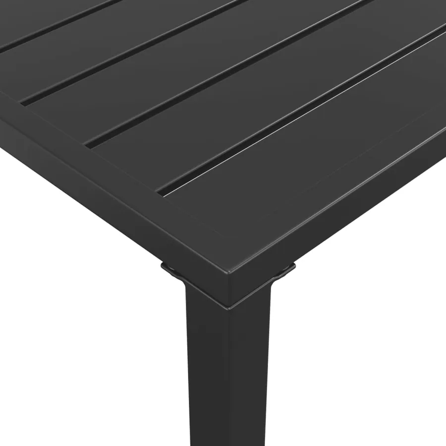 Ensemble à manger de jardin 2 pcs anthracite acier - 7