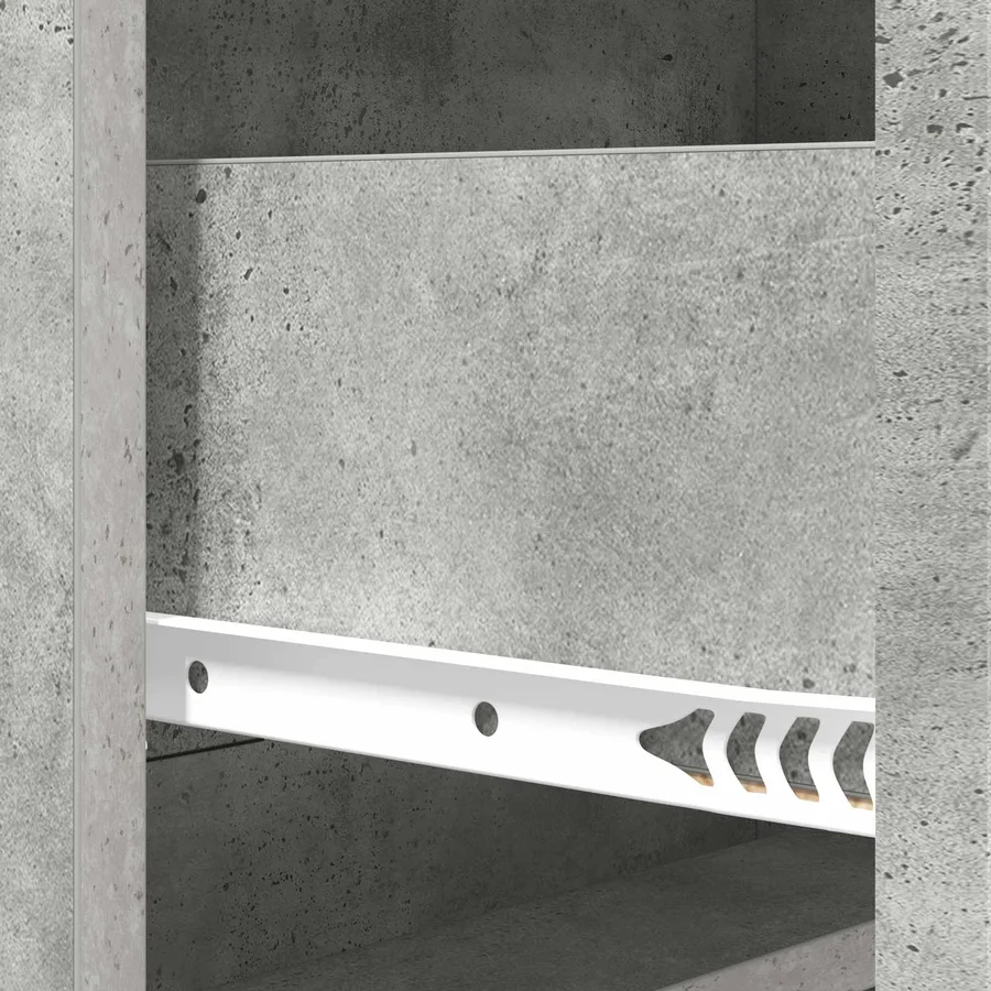 Armoire à tiroirs Gris béton 66 x 34,5 x 92 cm - 8