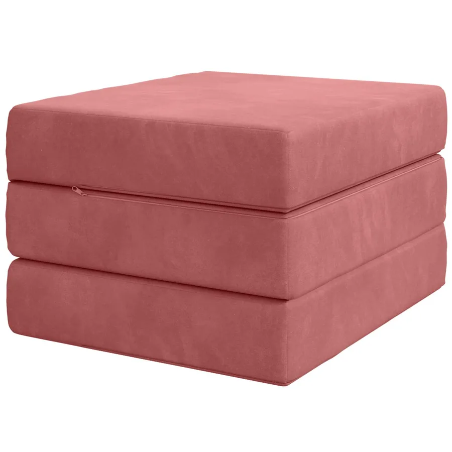 Canapé-lit pliable 90 x 67 x 45 cm Rose - 5