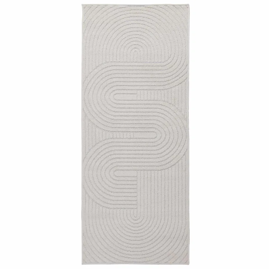 Tapis de surface PALMERAS Crème 200 x 80 cm Polyester - 2