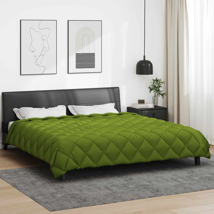 Duvet d'hiver Vert 220 x 260 cm Microfibre