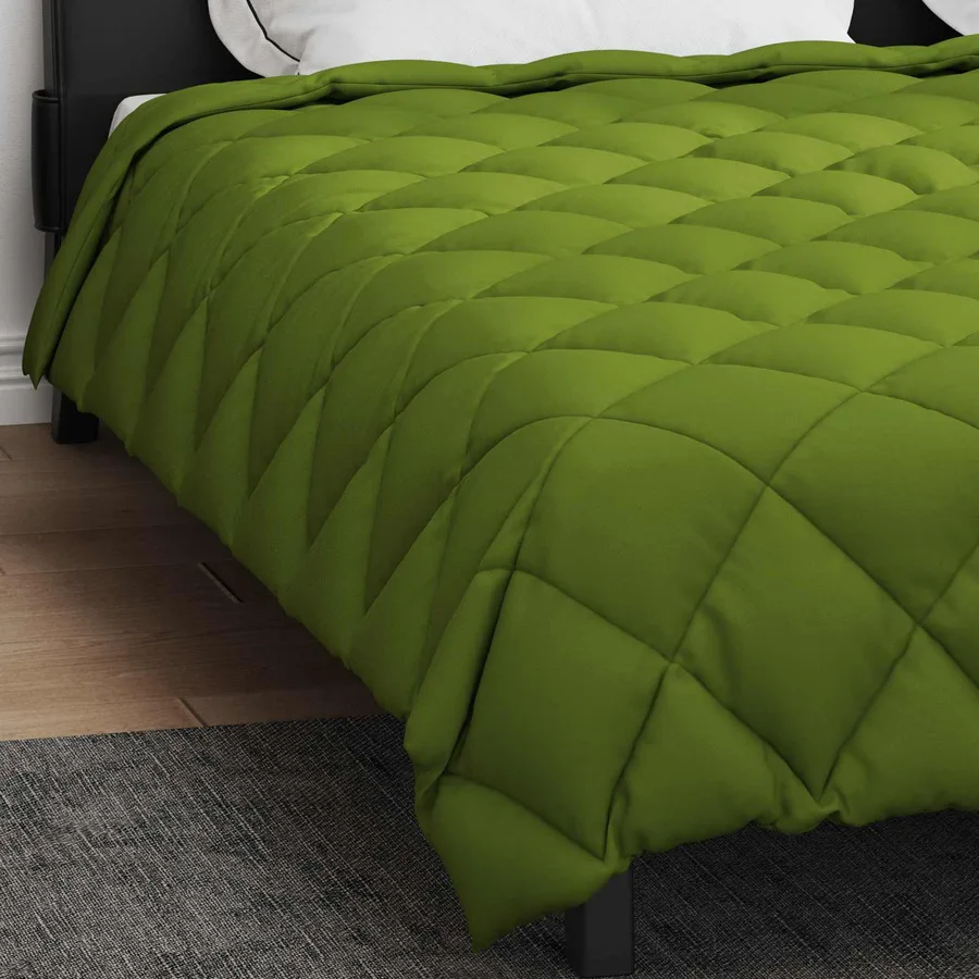 Duvet d'hiver Vert 220 x 260 cm Microfibre - 4