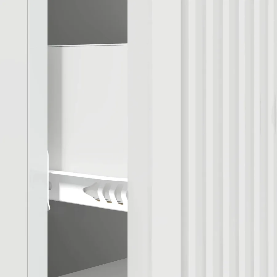 Armoire à tiroirs Blanc brillant 33 x 34,5 x 90 cm - 10