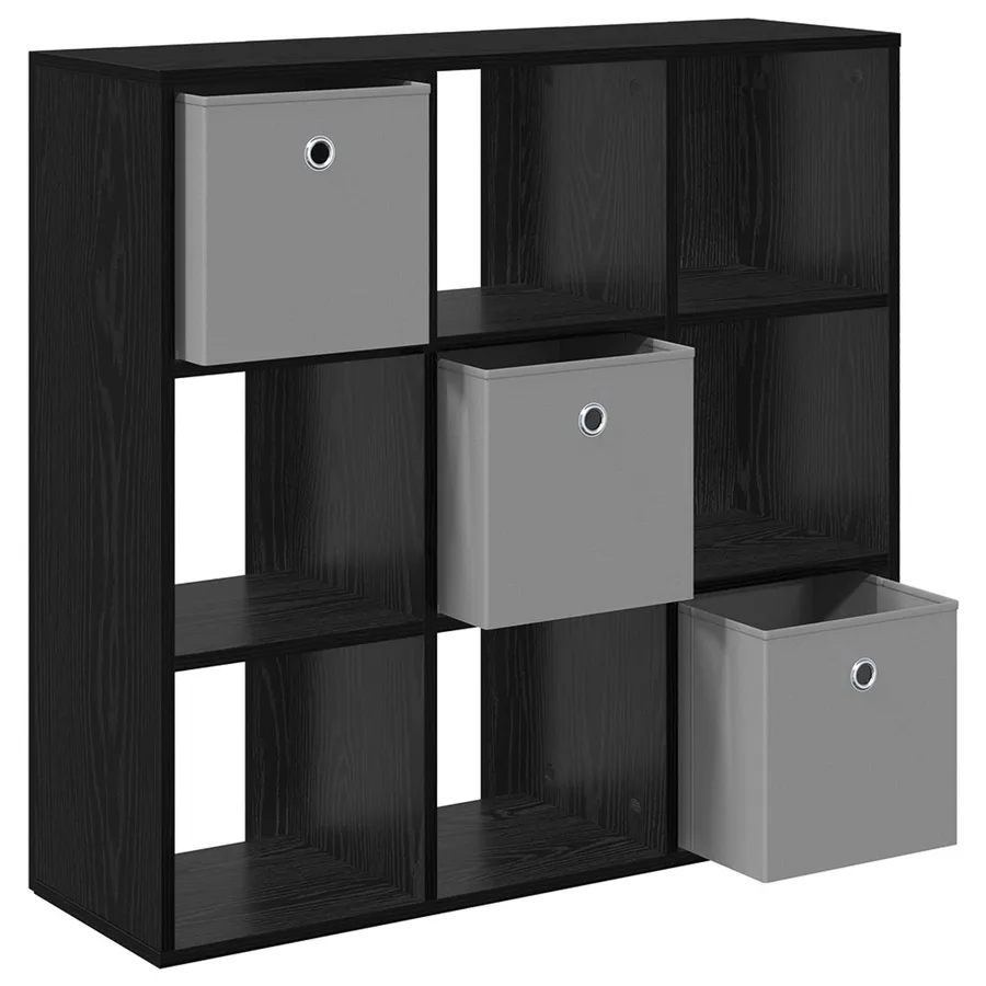 Buffet avec tiroir Chêne noir 88,5 x 29 x 84,5 cm - 5