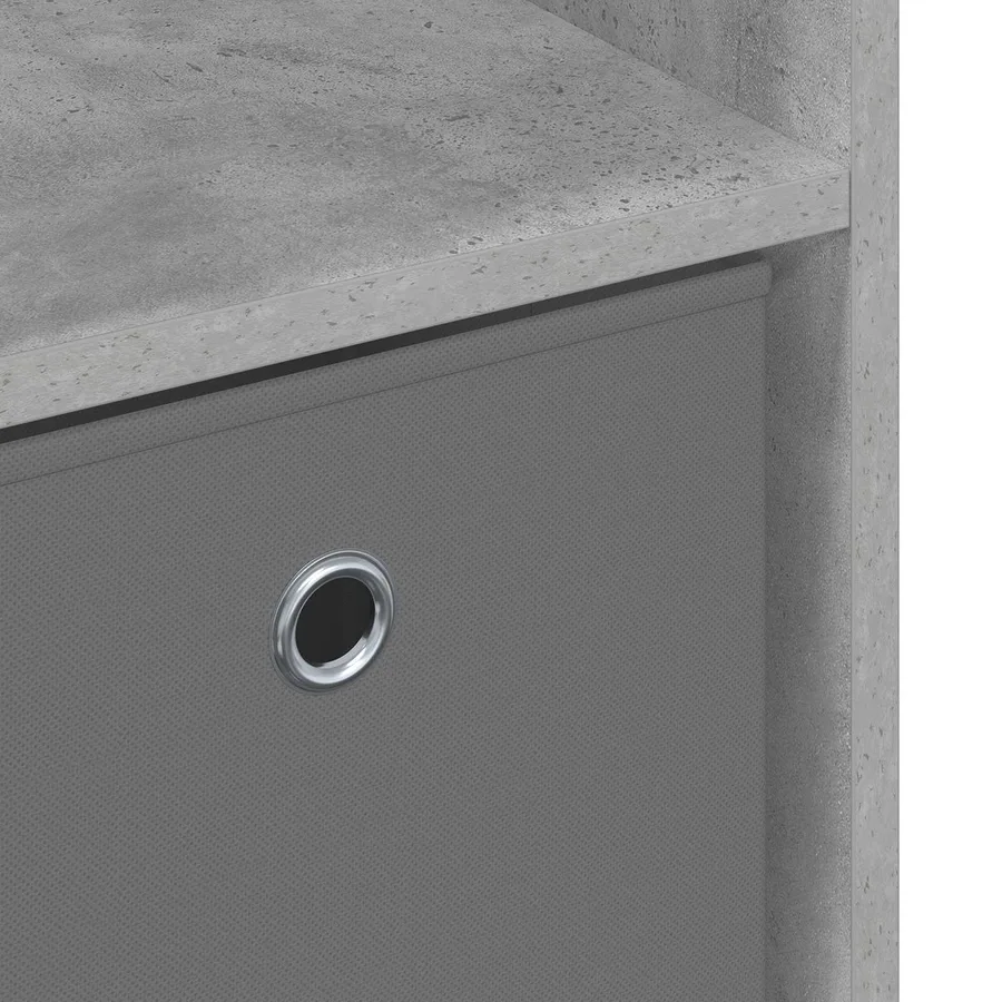 Buffet avec tiroir Gris béton 88,5 x 29 x 84,5 cm - 10