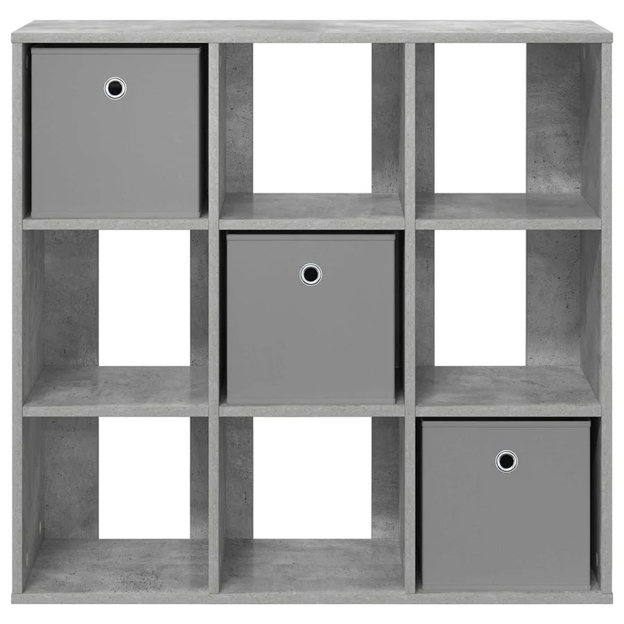 Buffet avec tiroir Gris béton 88,5 x 29 x 84,5 cm - 6
