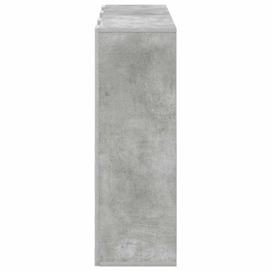 Buffet avec tiroir Gris béton 88,5 x 29 x 84,5 cm - 7