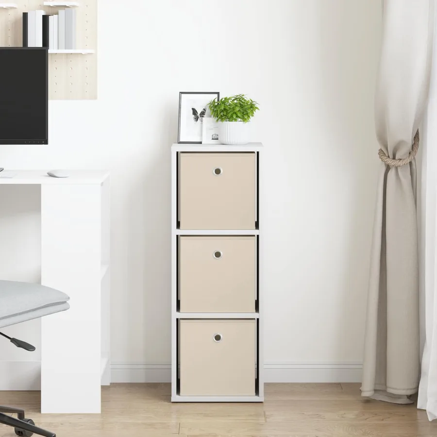 Buffet avec tiroir Blanc 30,5 x 27 x 84,5 cm - 3