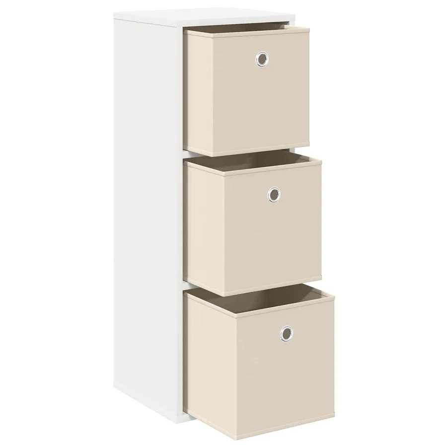 Buffet avec tiroir Blanc 30,5 x 27 x 84,5 cm - 4