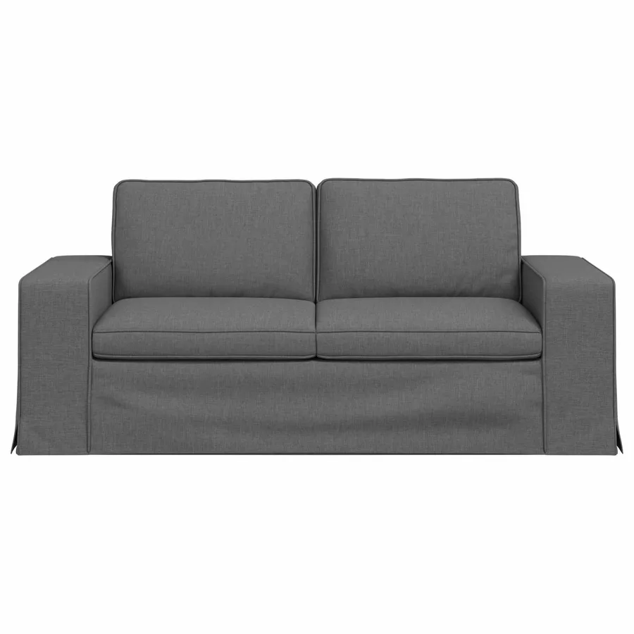 Canapé Gris foncé 182 x 80 x 82 cm tissu - 4