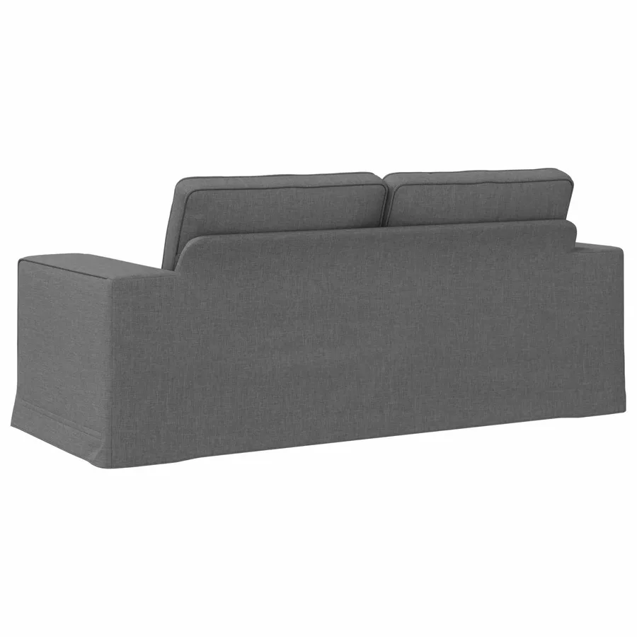 Canapé Gris foncé 182 x 80 x 82 cm tissu - 6