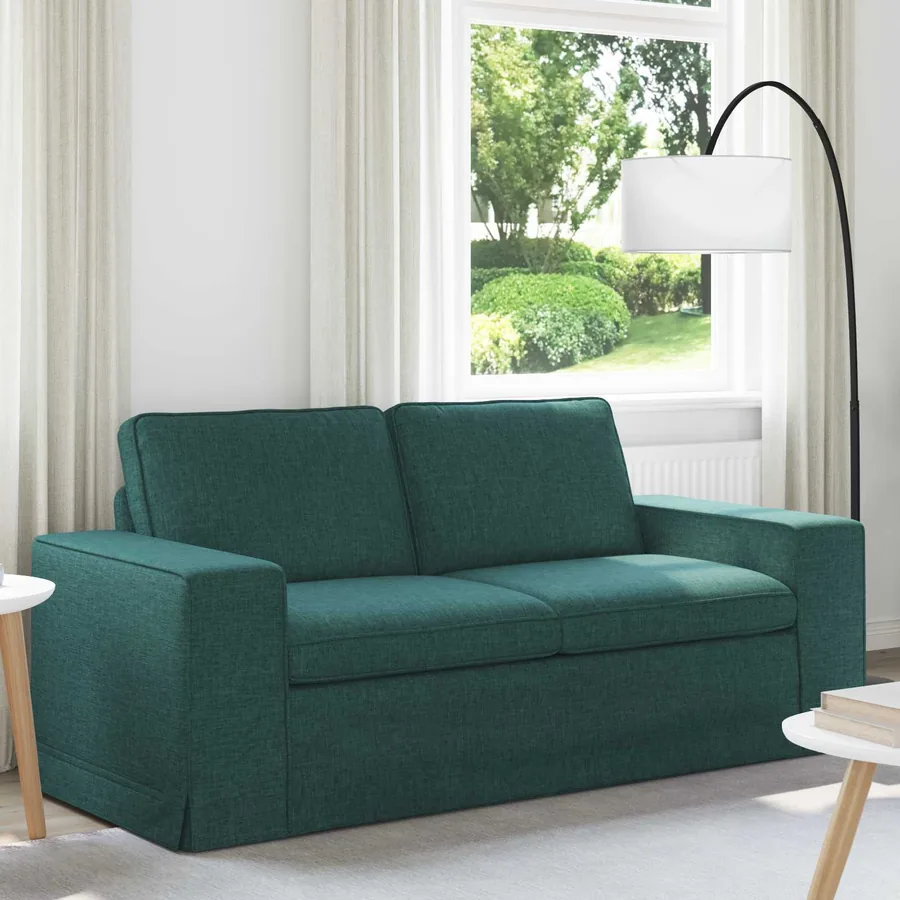 Canapé Vert foncé 182 x 80 x 82 cm tissu