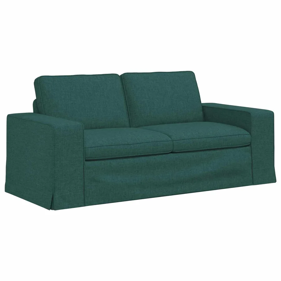 Canapé Vert foncé 182 x 80 x 82 cm tissu - 2