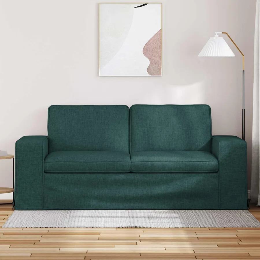 Canapé Vert foncé 182 x 80 x 82 cm tissu - 3