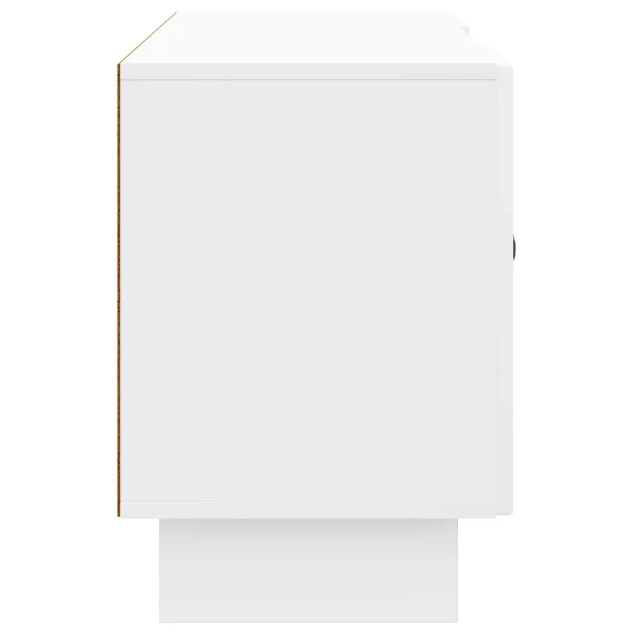 Meuble TV 102 x 34,5 x 50 cm Blanc brillant Bois d'ingénierie - 7
