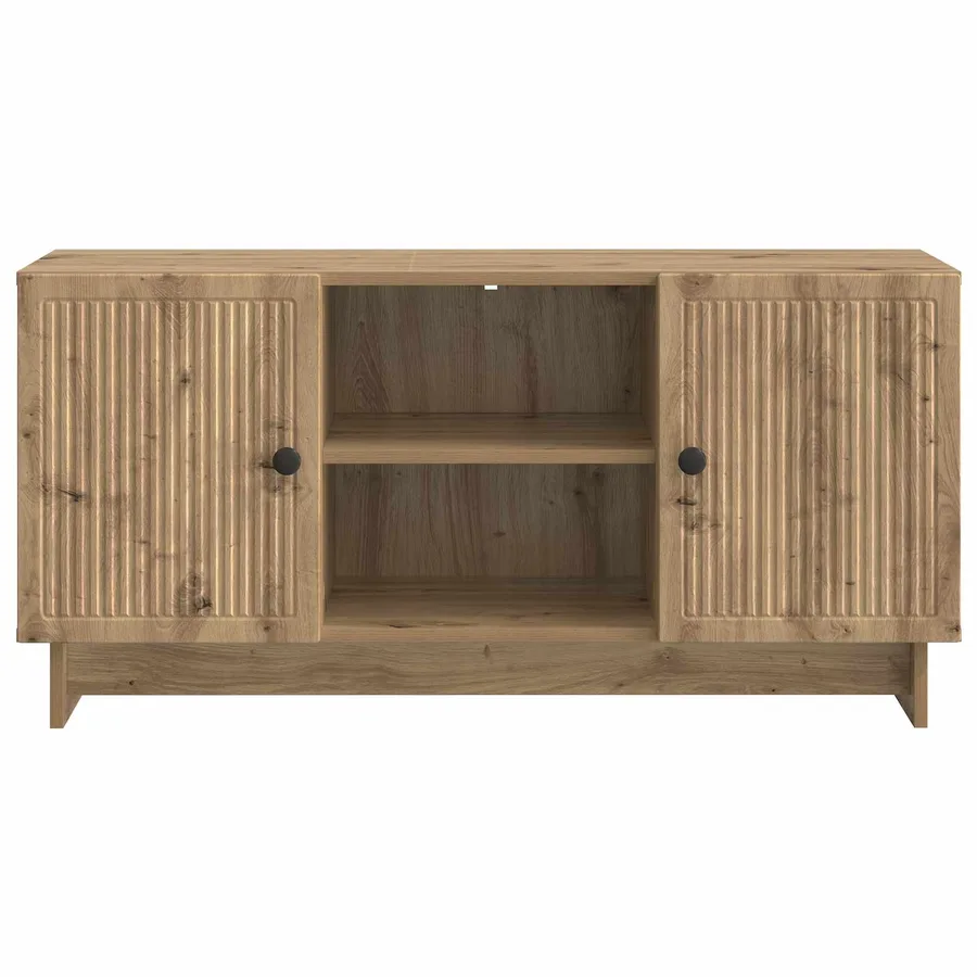 Meuble TV 102 x 34,5 x 50 cm Chêne artisanal Bois d'ingénierie - 6