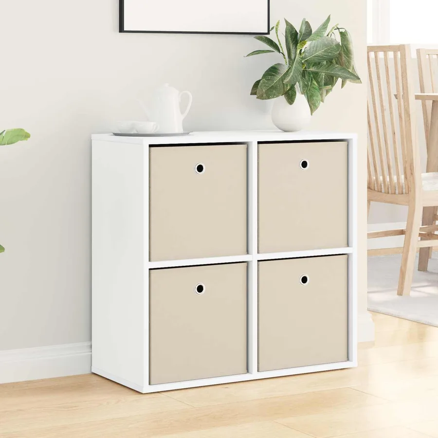 Buffet avec tiroir Blanc 68,5 x 32 x 67 cm - 4