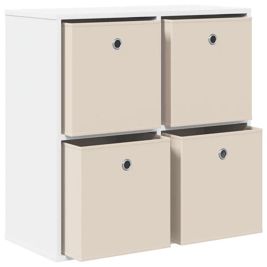 Buffet avec tiroir Blanc 68,5 x 32 x 67 cm - 5