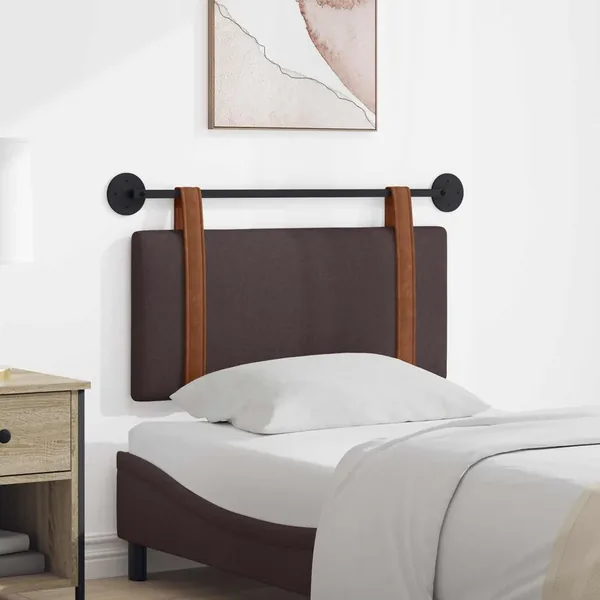 Tête de lit suspendue Marron foncé PU antique