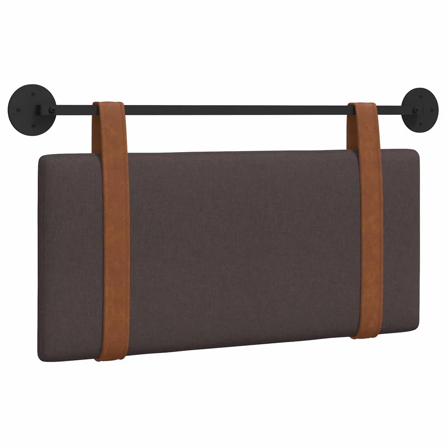 Tête de lit suspendue Marron foncé PU antique - 2