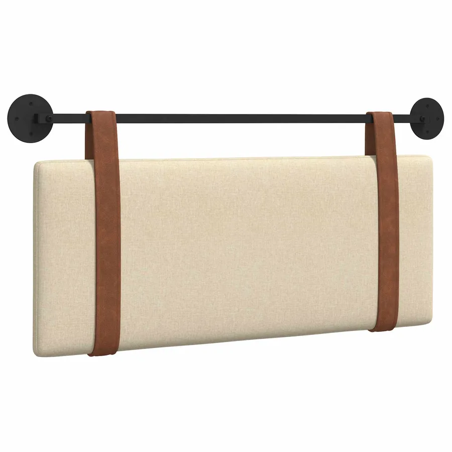 Tête de lit suspendue Crème PU antique - 2