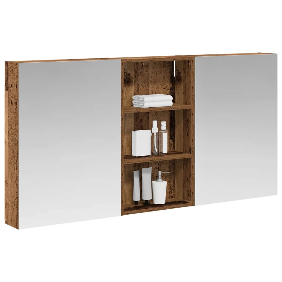 Ensemble de Meubles de Salle de Bain 3 pcs 140 x 14,5 x 70 cm - 3