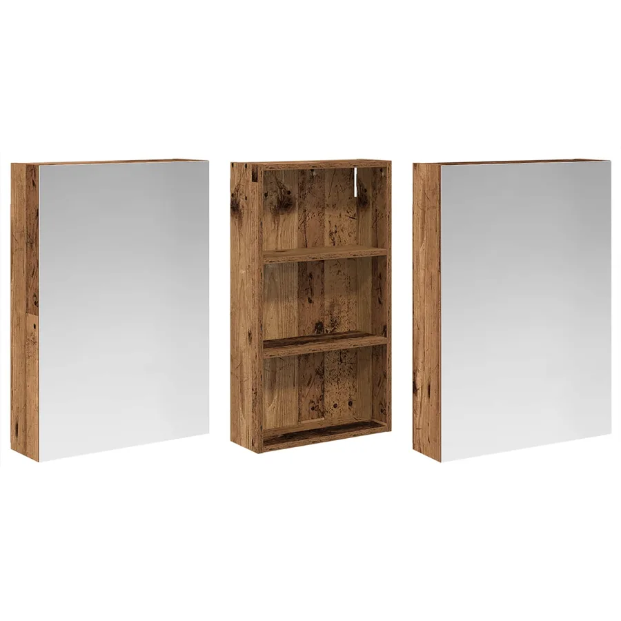 Ensemble de Meubles de Salle de Bain 3 pcs 140 x 14,5 x 70 cm - 5
