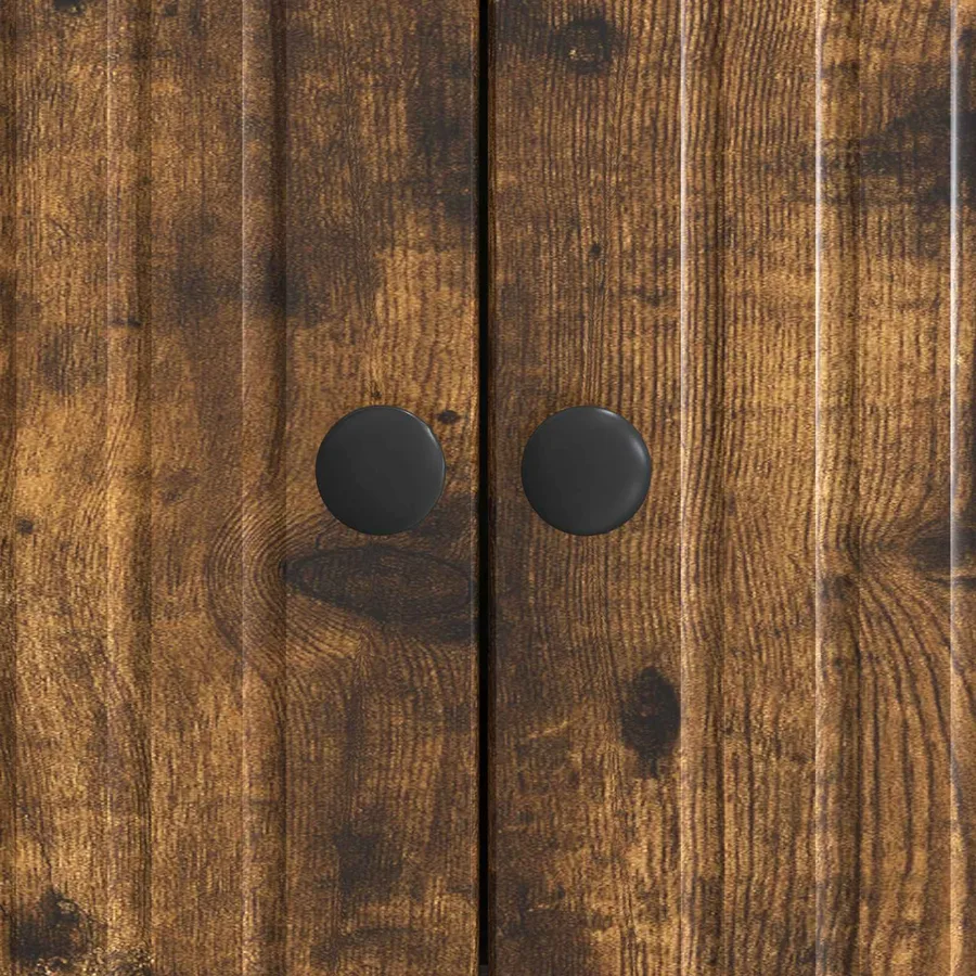 Buffet Chêne fumé 66 x 34,5 x 90 cm Bois d'ingénierie - 10