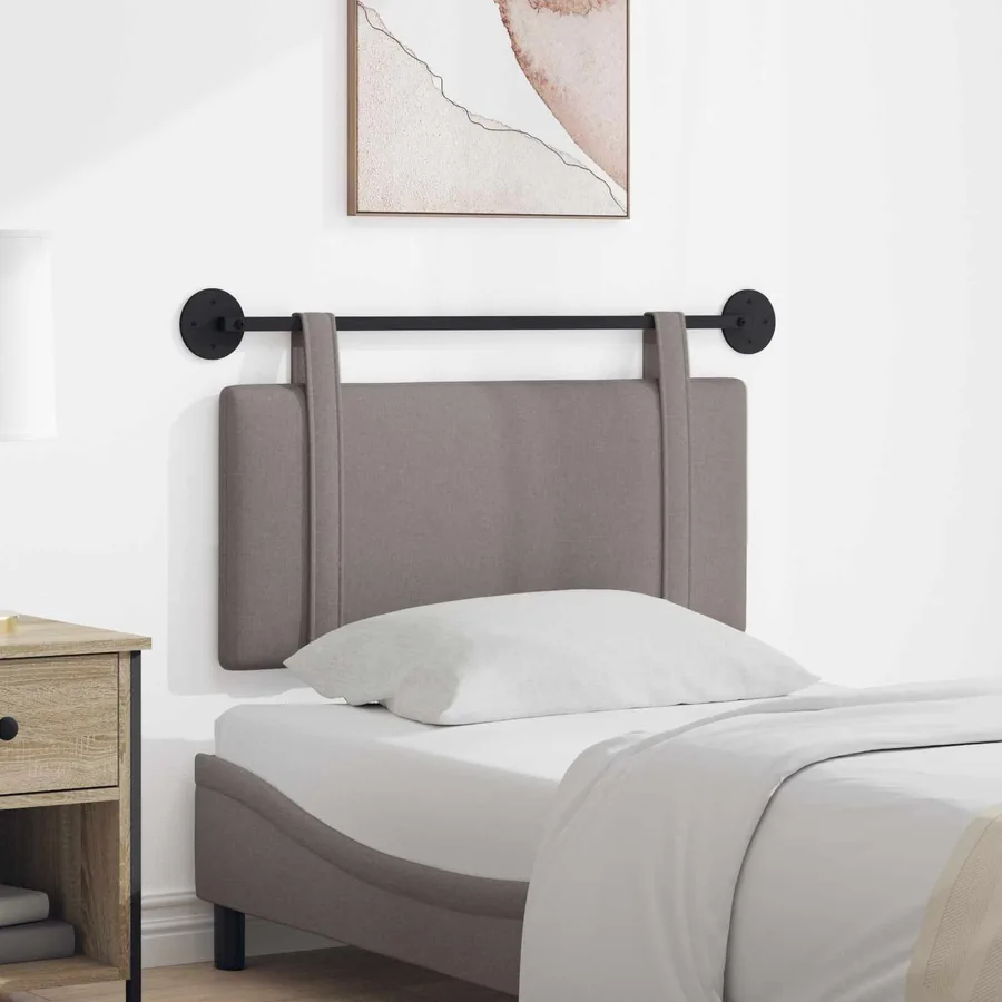 Tête de lit suspendue Taupe tissu
