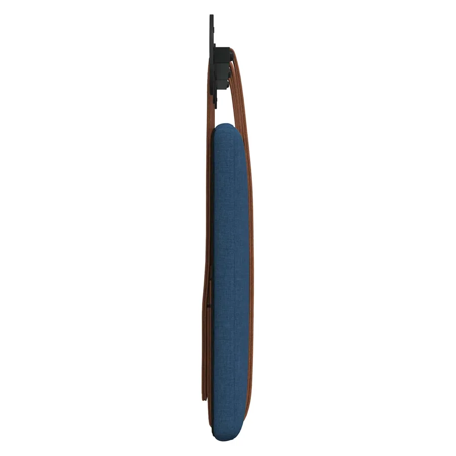 Tête de lit suspendue Bleu PU antique - 6
