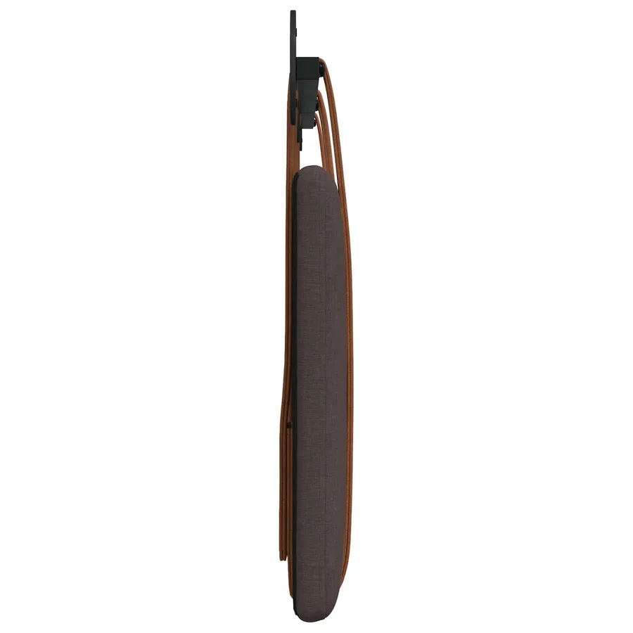 Tête de lit suspendue Marron foncé PU antique - 6