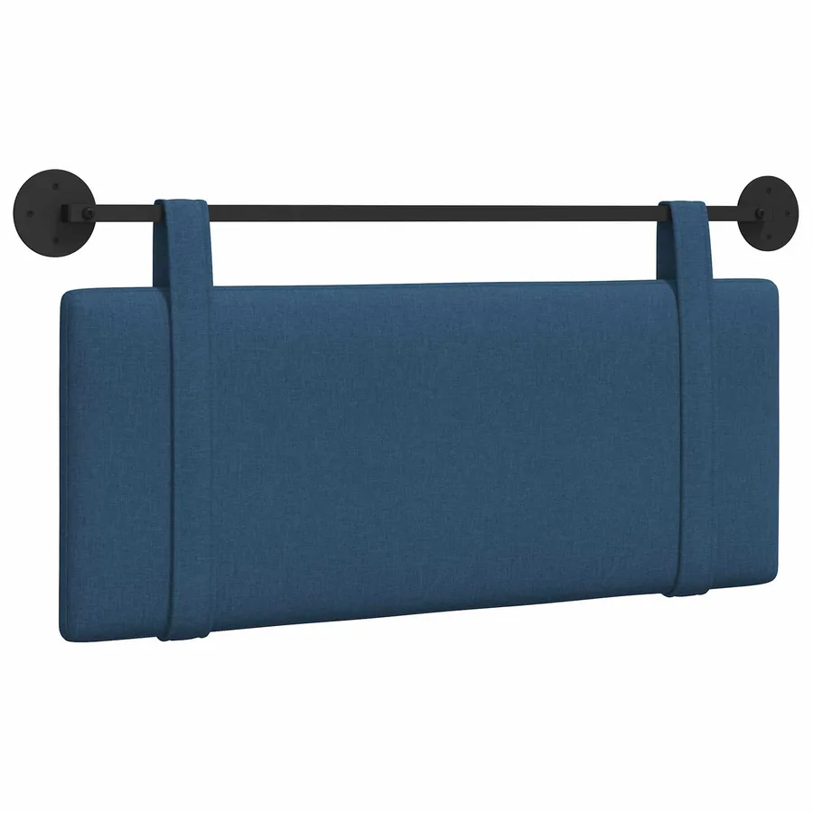 Tête de lit suspendue Bleu Tissu - 2