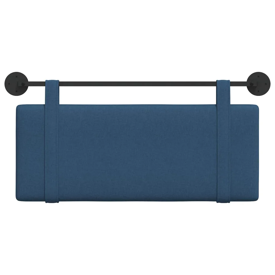 Tête de lit suspendue Bleu Tissu - 5
