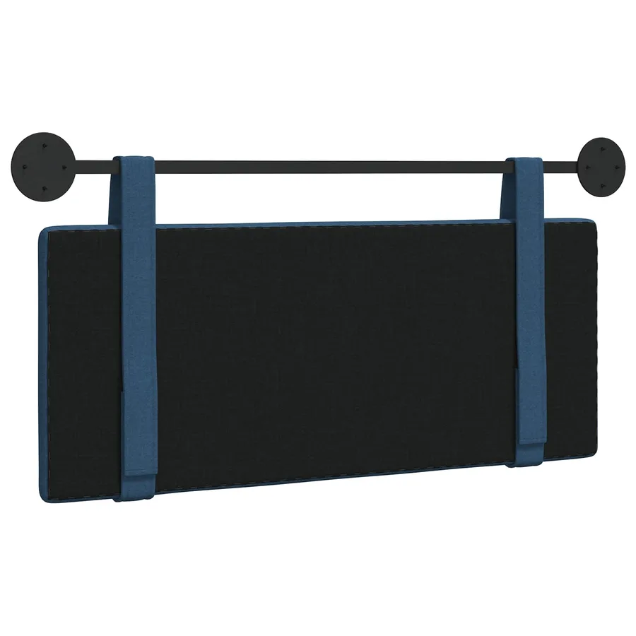Tête de lit suspendue Bleu Tissu - 7