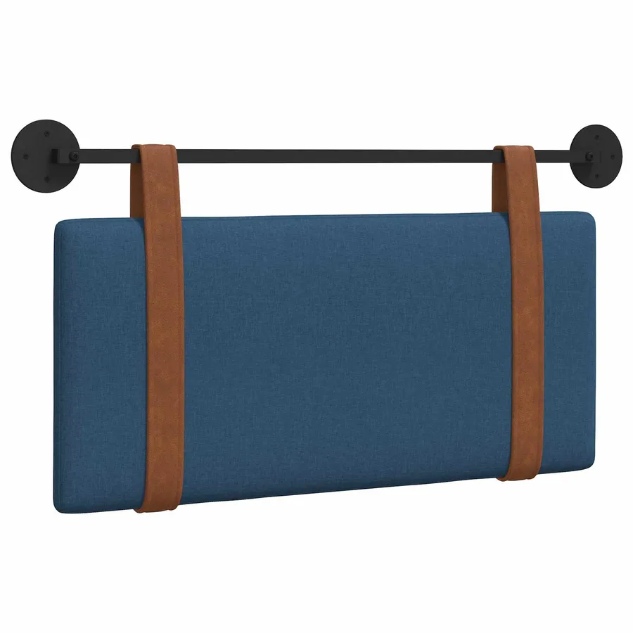 Tête de lit suspendue Bleu PU antique - 2