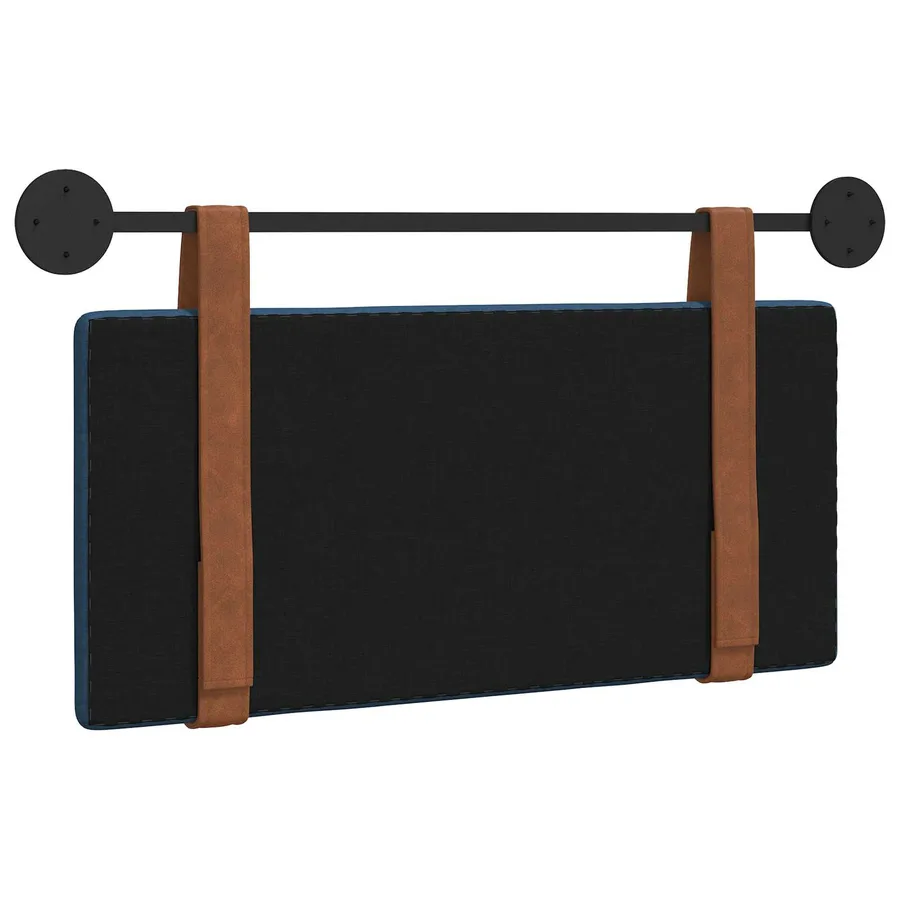 Tête de lit suspendue Bleu PU antique - 7