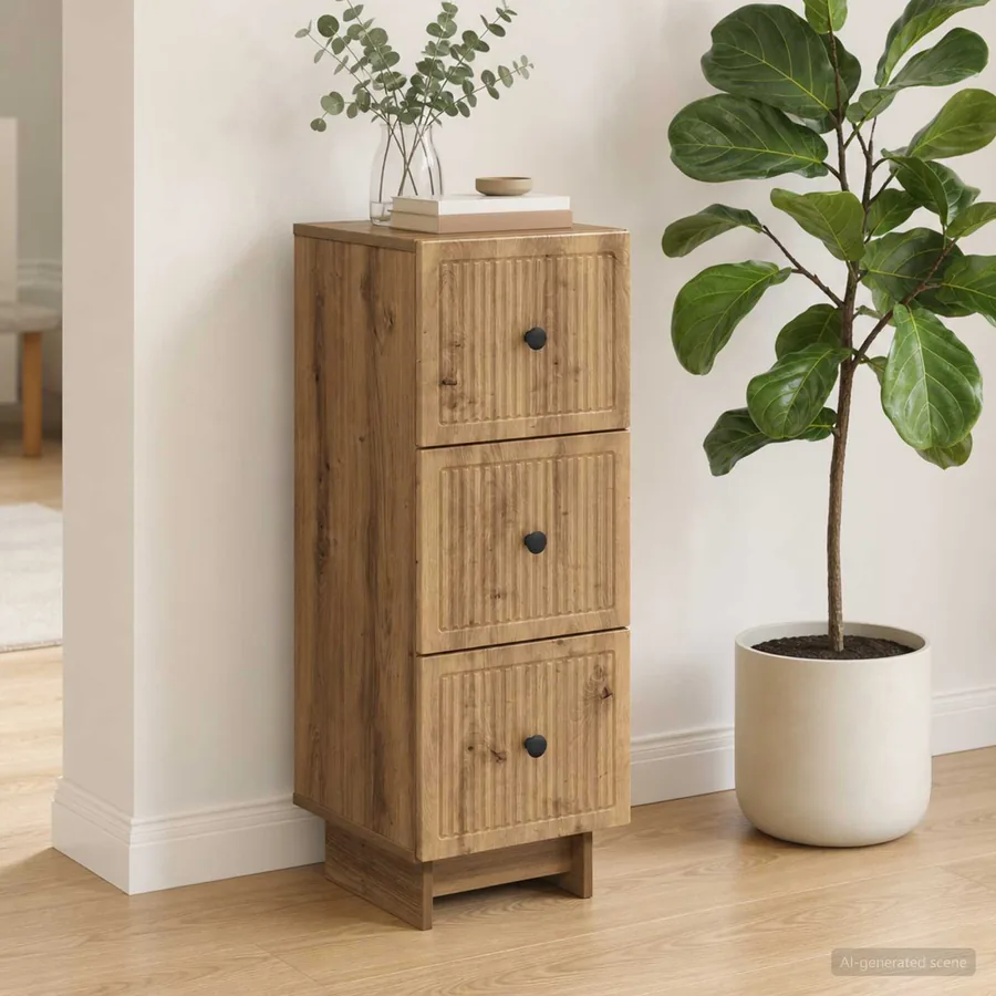 Armoire à tiroirs 33 x 34,5 x 90 cm Bois d'ingénierie